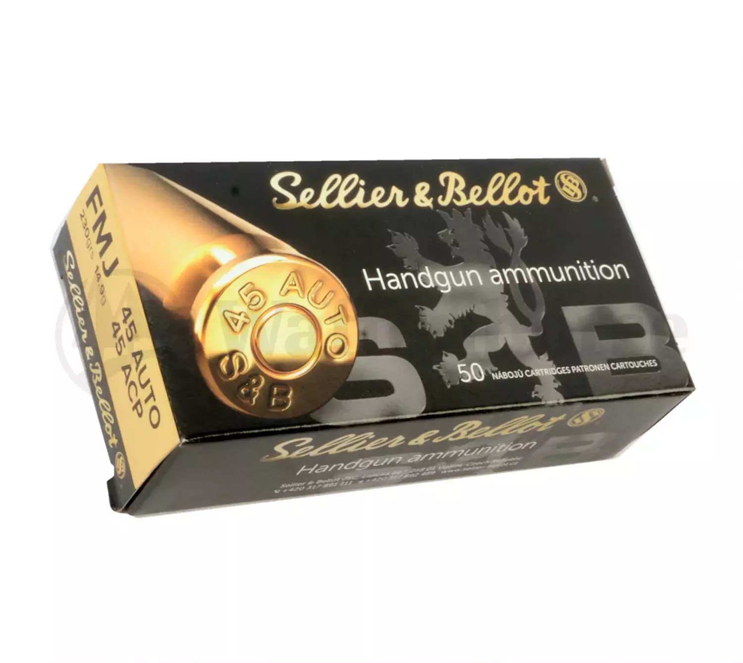 Sellier & Bellot .45 ACP  VM  230grain / 14,9g