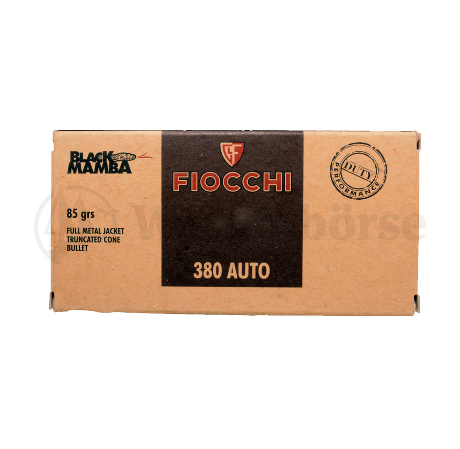 FIOCCHI .380 Auto  FMJTC Black Mamba 85gr