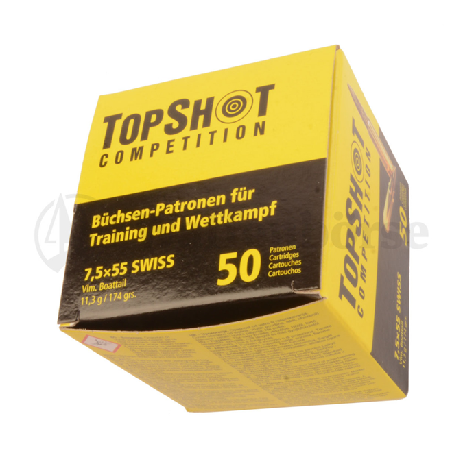 Top Shot 7,5x55 Swiss FMJ 174gr - 11,3g