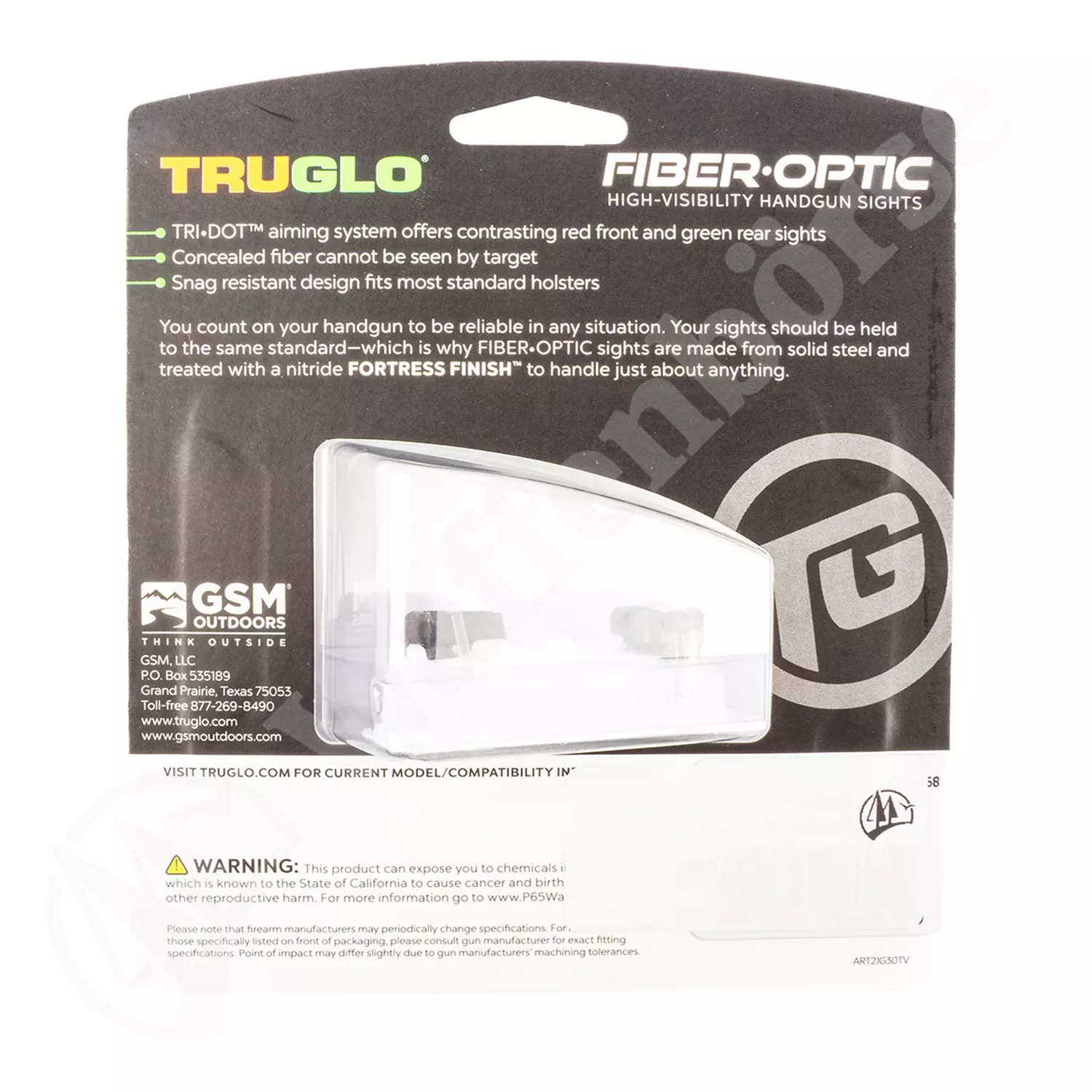 Truglo Fiber optic für SIG Sauer Kimme Grün Vn8, rot Korn 6