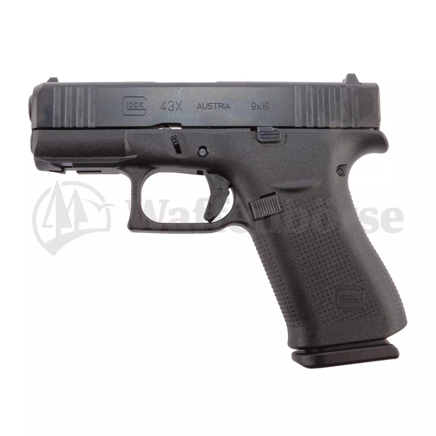 GLOCK 43X R FS Black Slide 9mm para