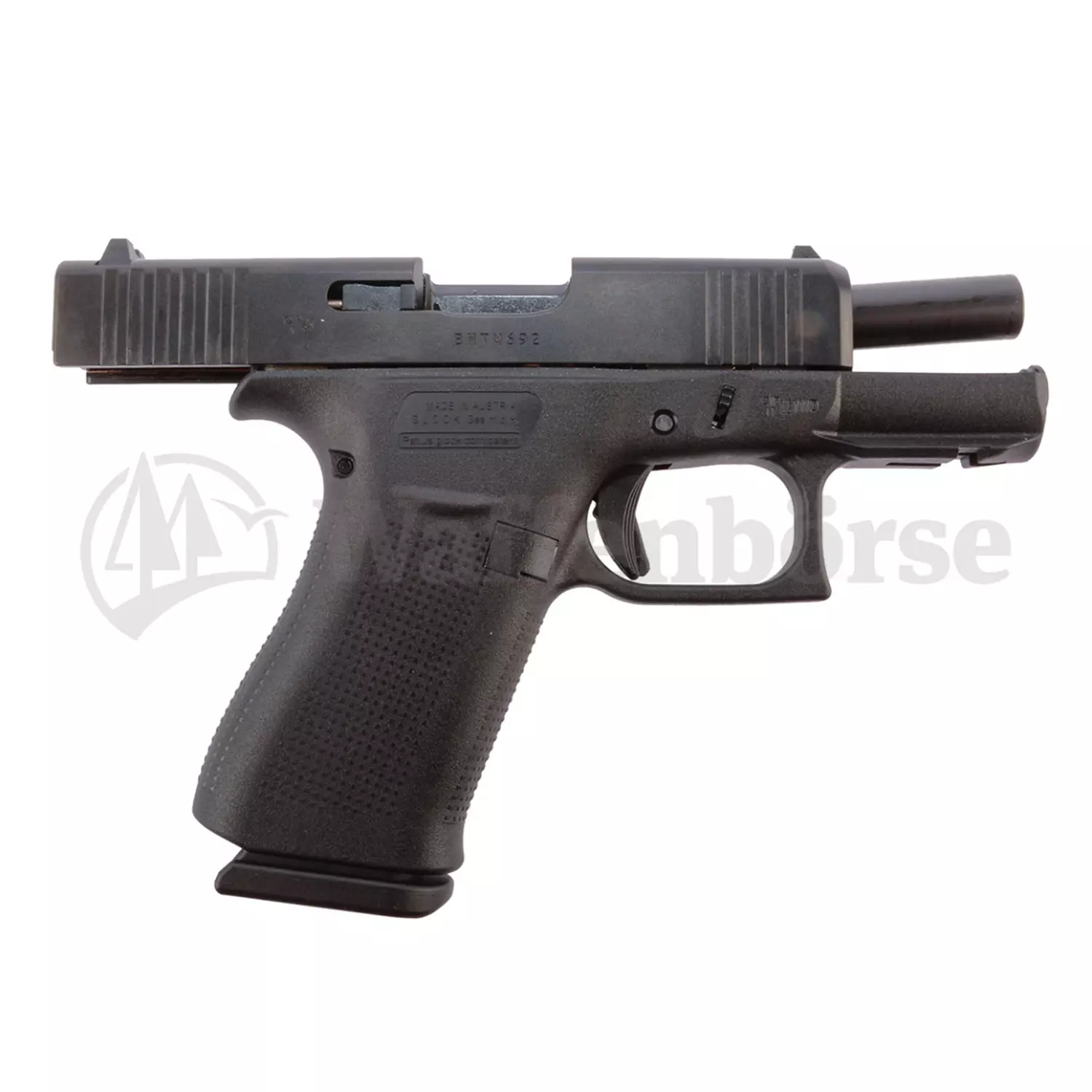 GLOCK 43X R FS Black Slide 9mm para