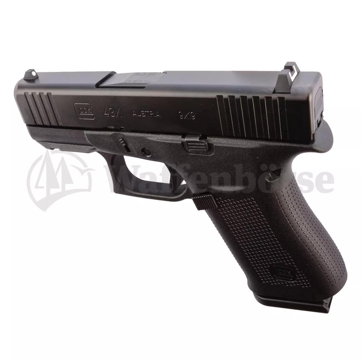 GLOCK 43X R FS Black Slide 9mm para
