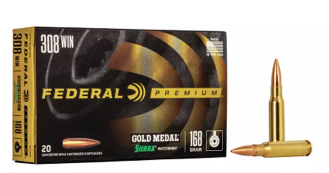 FEDERAL Gold Medal Sierra Match King .308 Winch HP 168gr Frühlingsangebot