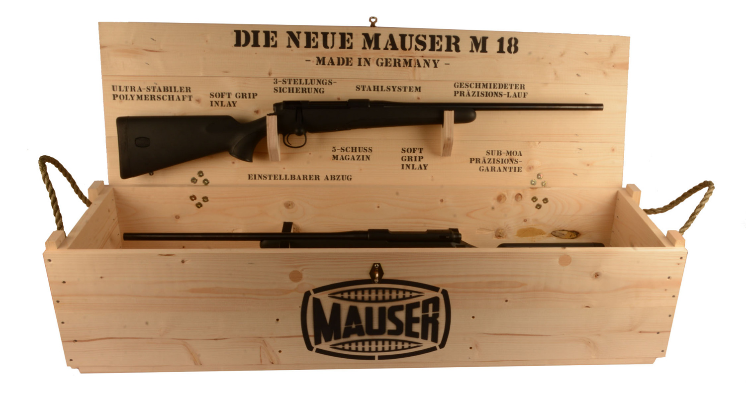 MAUSER M18 Waldjagd grün Gewinde-Lauf .308 Winch