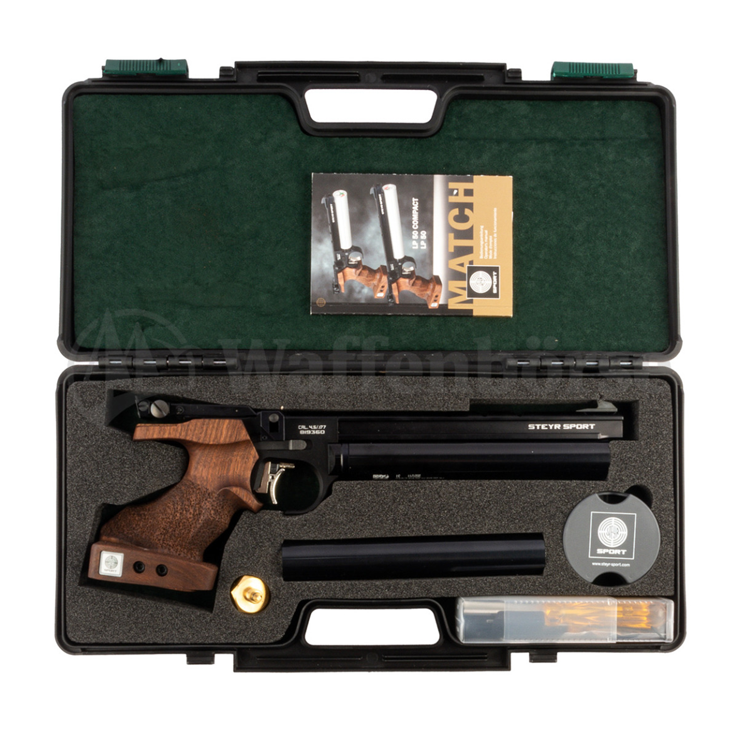 STEYR  LP 50 Black 5schüssig Pressluftpistole 4,5mm