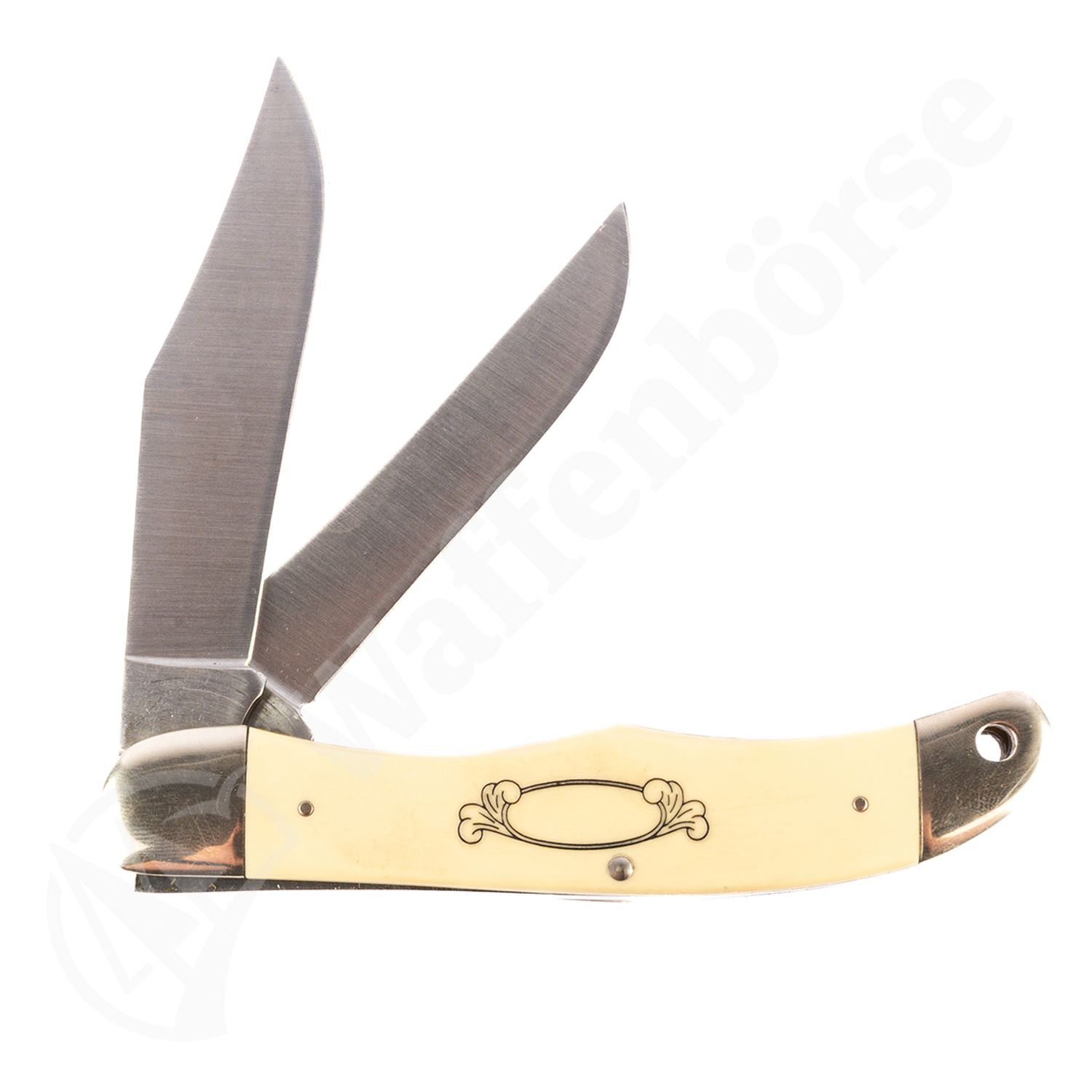 Schrade Klappmesser 2 Klinge Horngriff