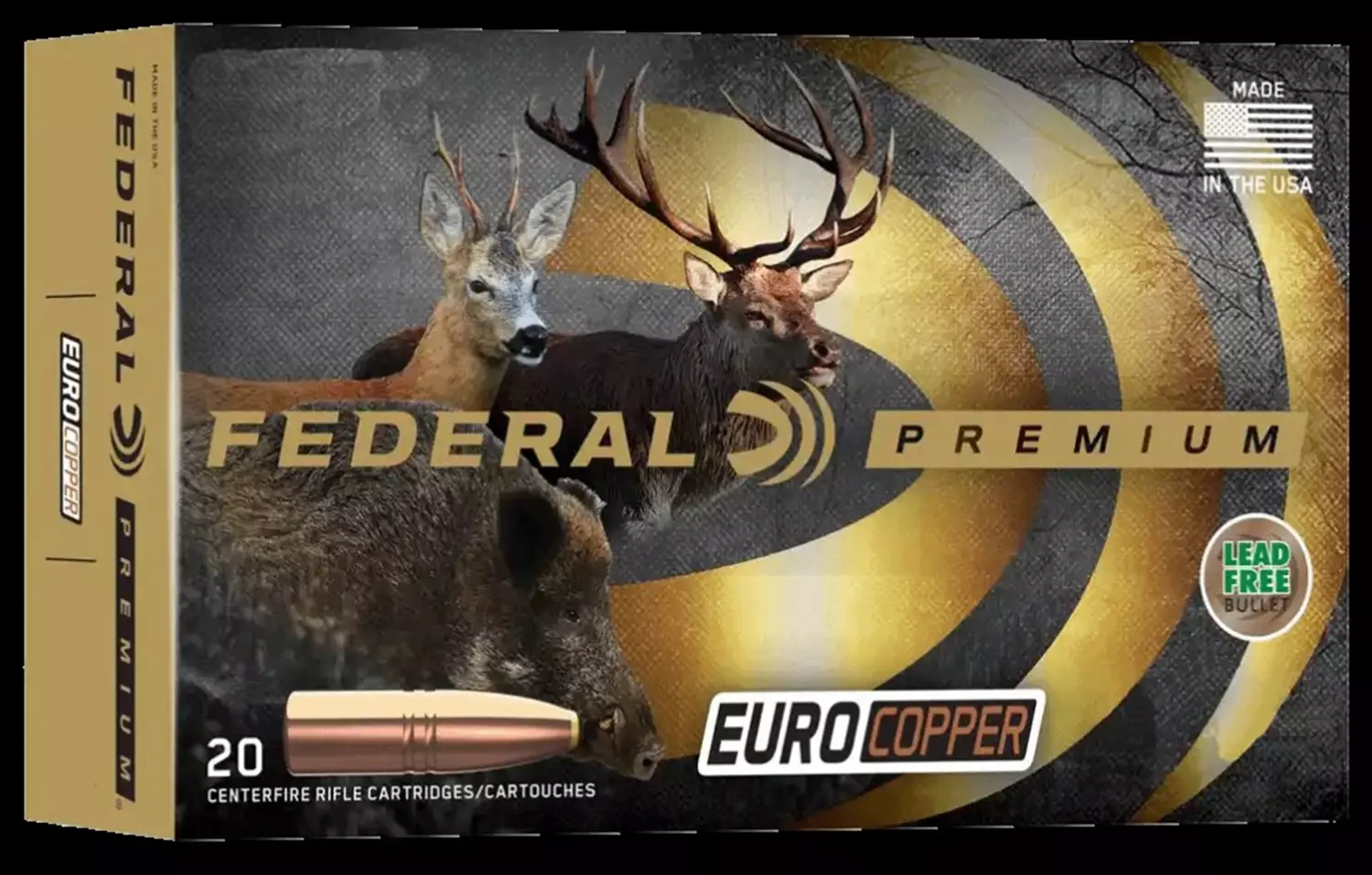 Federal .308 Win. Euro Copper 9.7g