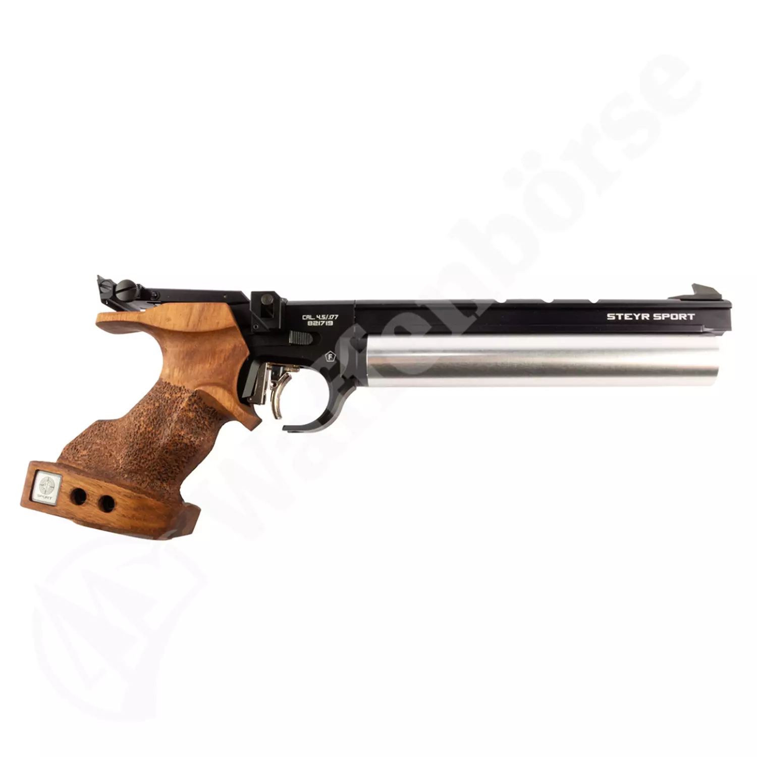 STEYR  LP 50  Black-Silber  5schüssig Pressluftpistole 4,5mm