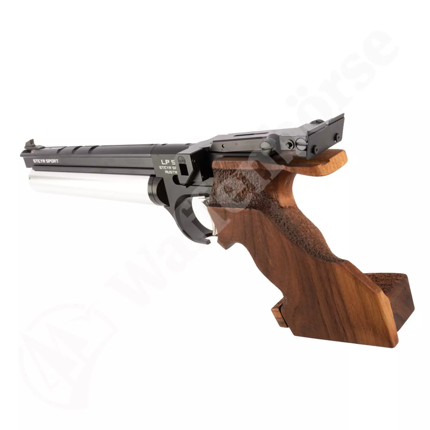 STEYR  LP 50  Black-Silber  5schüssig Pressluftpistole 4,5mm