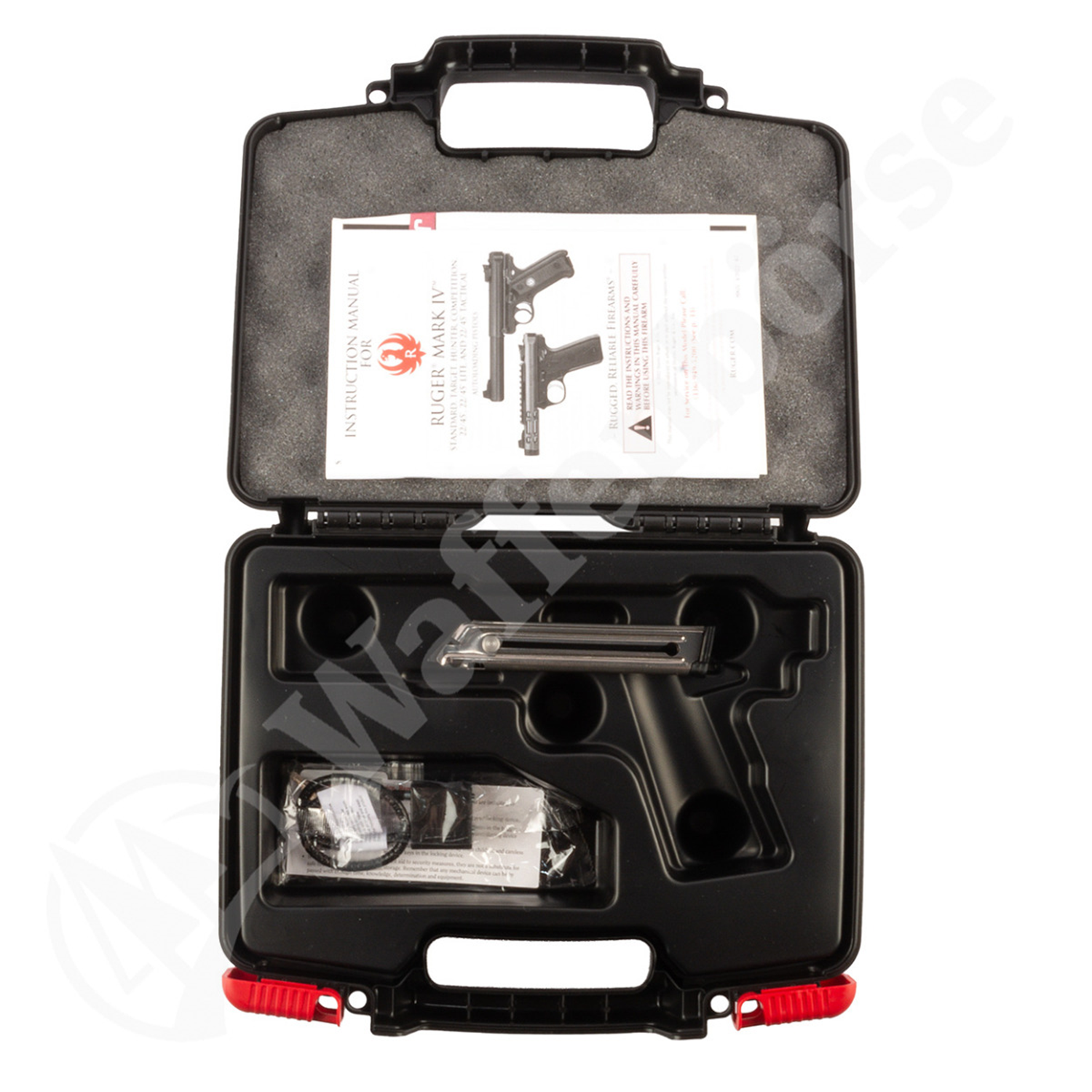 RUGER Mark IV Tactical integrierter WD-Schalldämpfer  Pistole . 22lr.