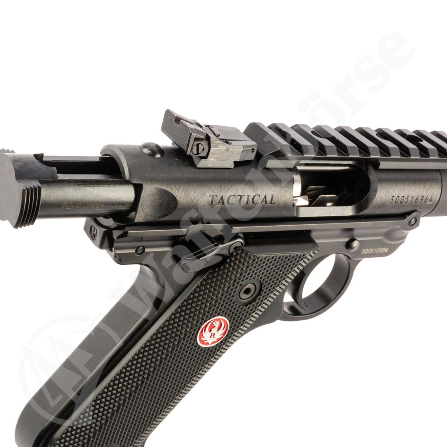 RUGER Mark IV Tactical integrierter WD-Schalldämpfer  Pistole . 22lr.