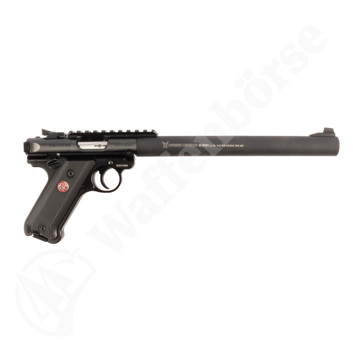 RUGER Mark IV Tactical integrierter WD-Schalldämpfer  Pistole . 22lr.
