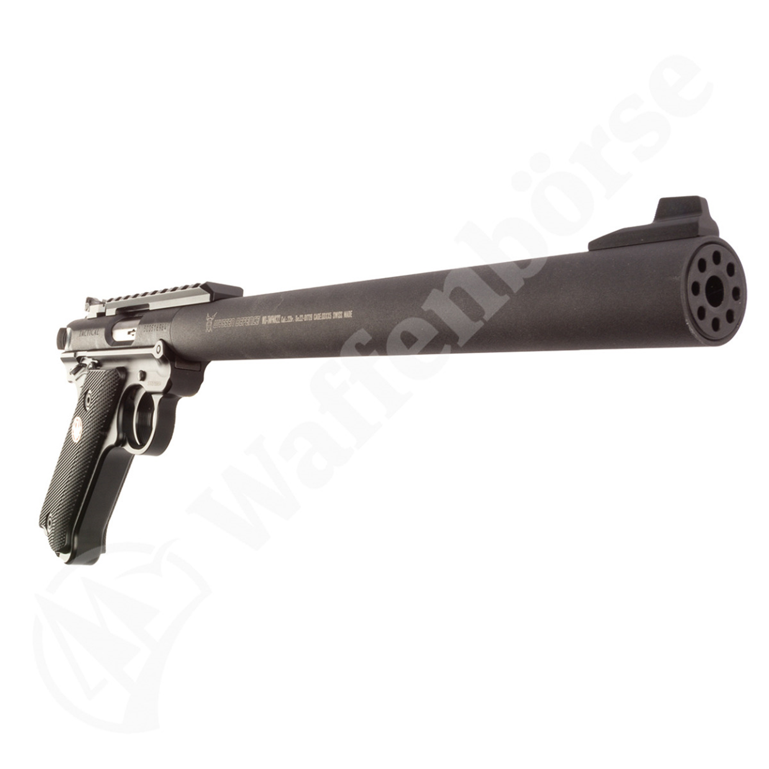RUGER Mark IV Tactical integrierter WD-Schalldämpfer  Pistole . 22lr.