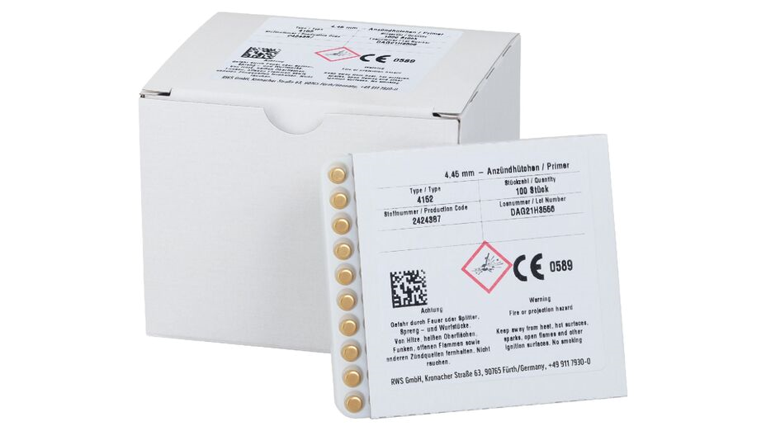 GECO Zündhütchen Small Pistol  (4152)  1000 Stück
