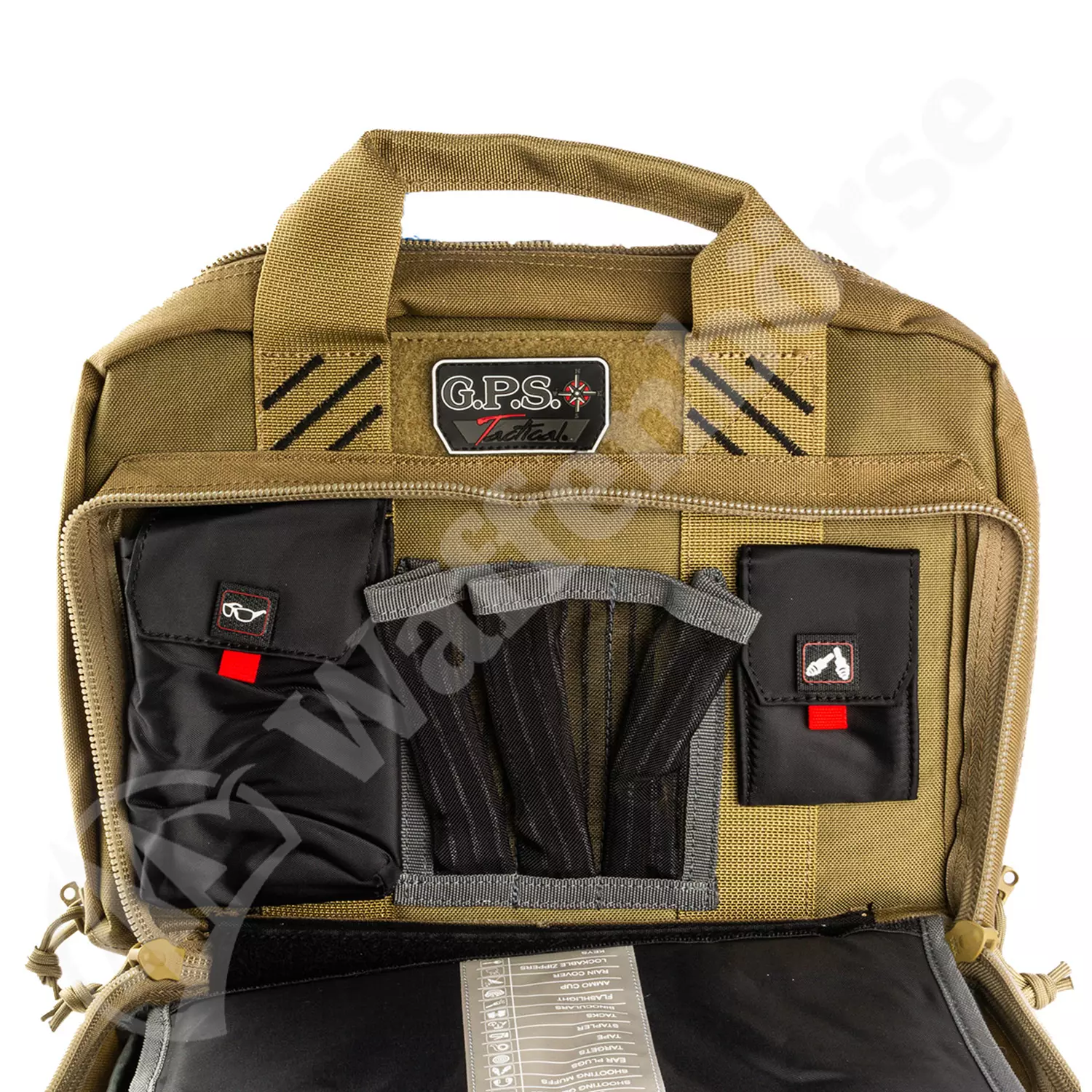 GPS Quad +2 Pistol Range Bag Tan