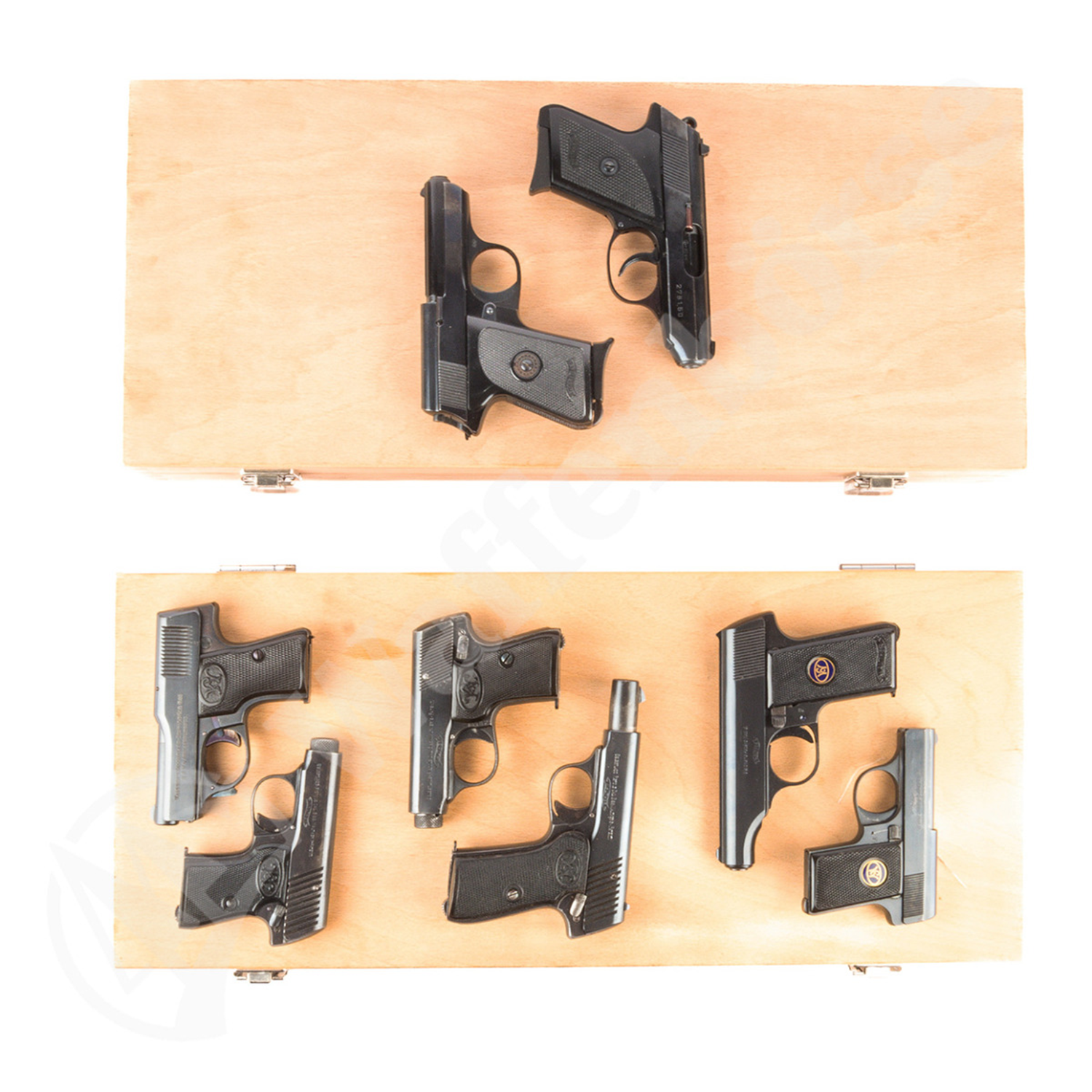 WALTHER Konvolut-Set Mod 1/2/5/7/8/9 TP/TPH  6,35mm