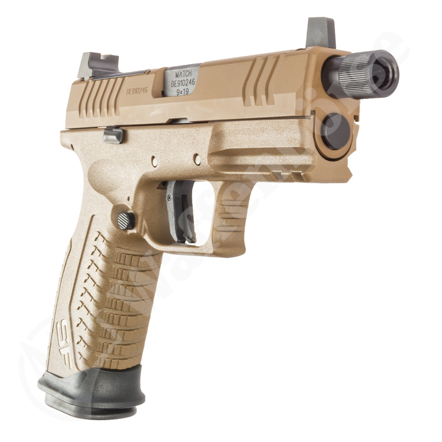 HS Pistole HS-19 Elite  3.8 FDE 9mm para