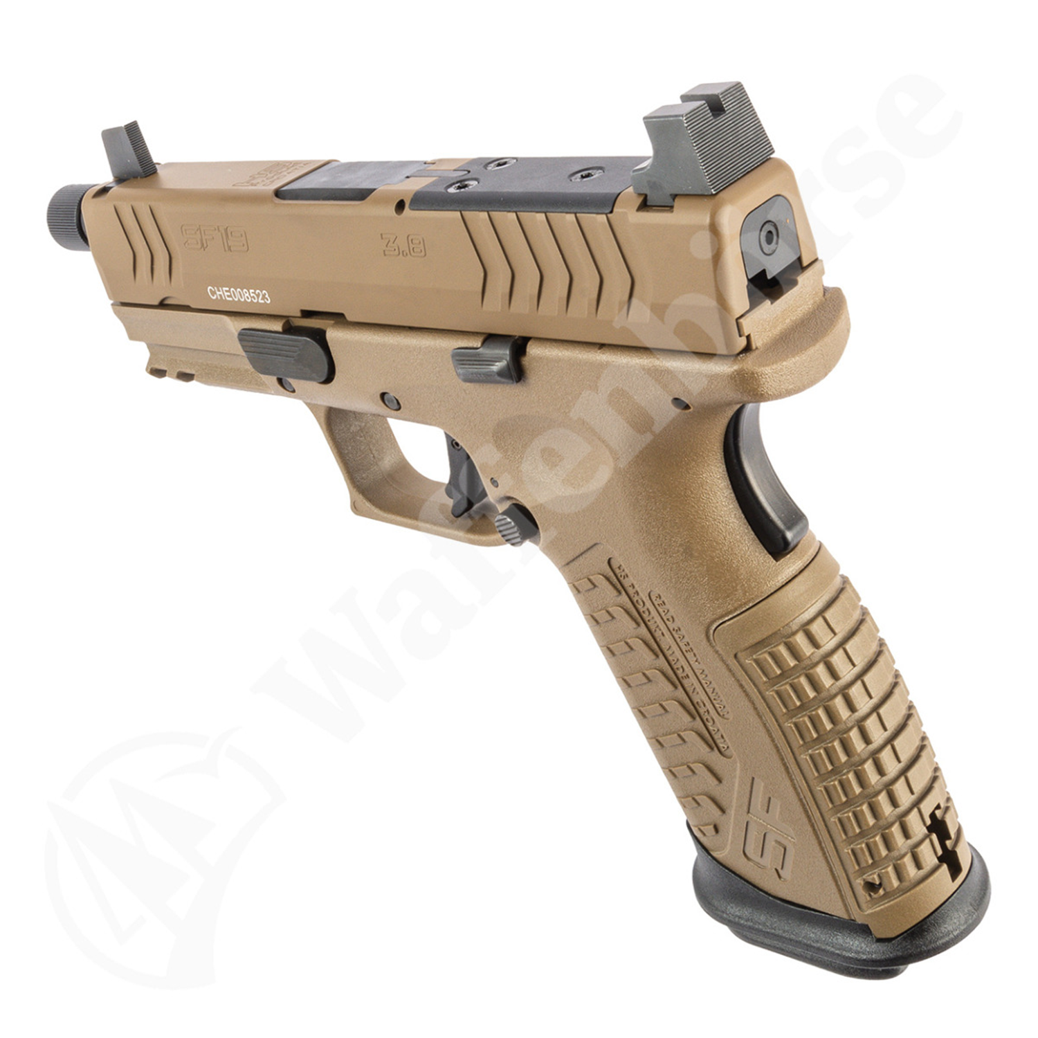 HS Pistole HS-19 Elite  3.8 FDE 9mm para