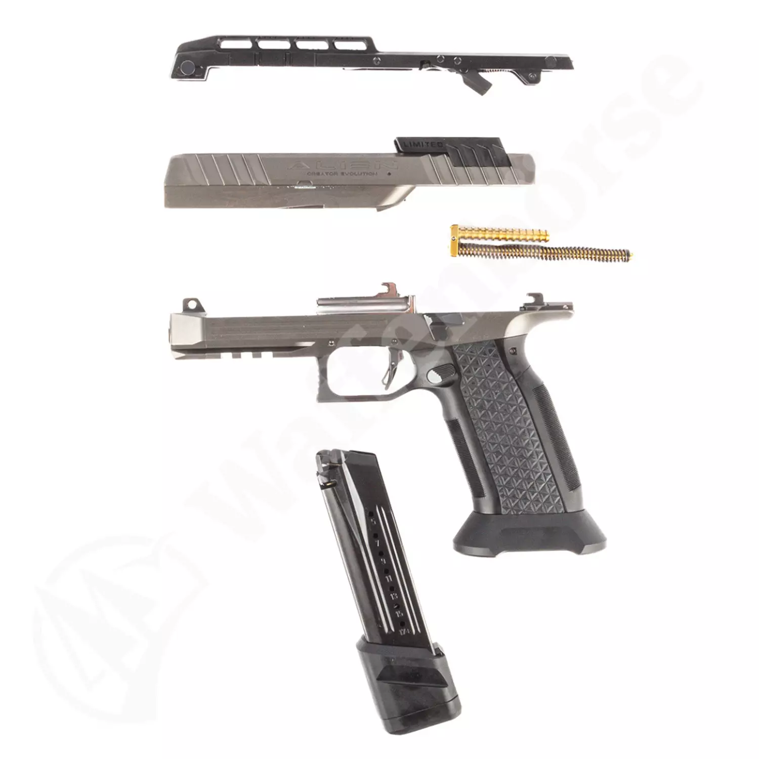 Laugo Arms Alien Creator Evolution Limited Optics Kit 24 BLK Pistole 9mm para