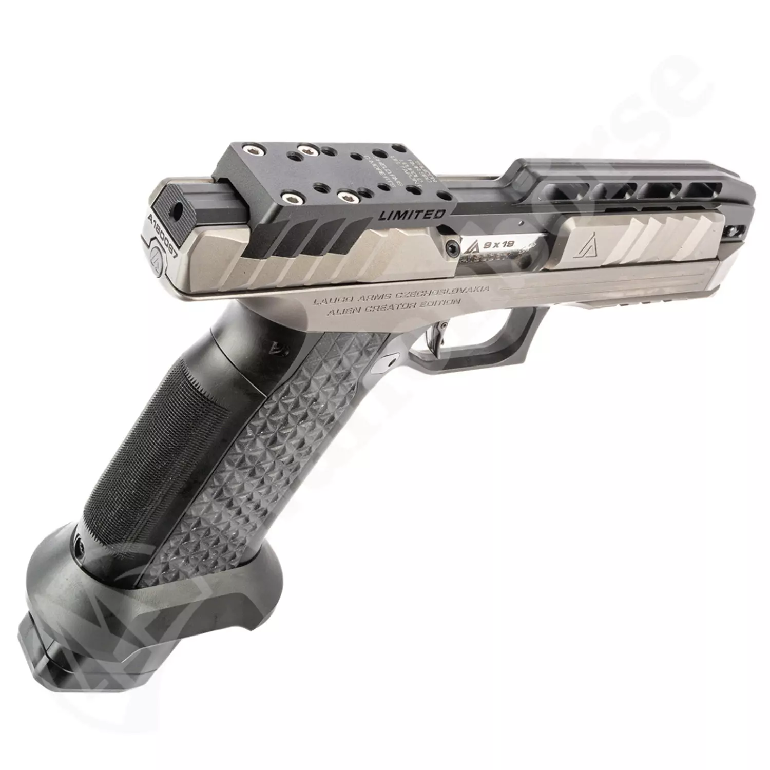 Laugo Arms Alien Creator Evolution Limited Optics Kit 24 BLK Pistole 9mm para