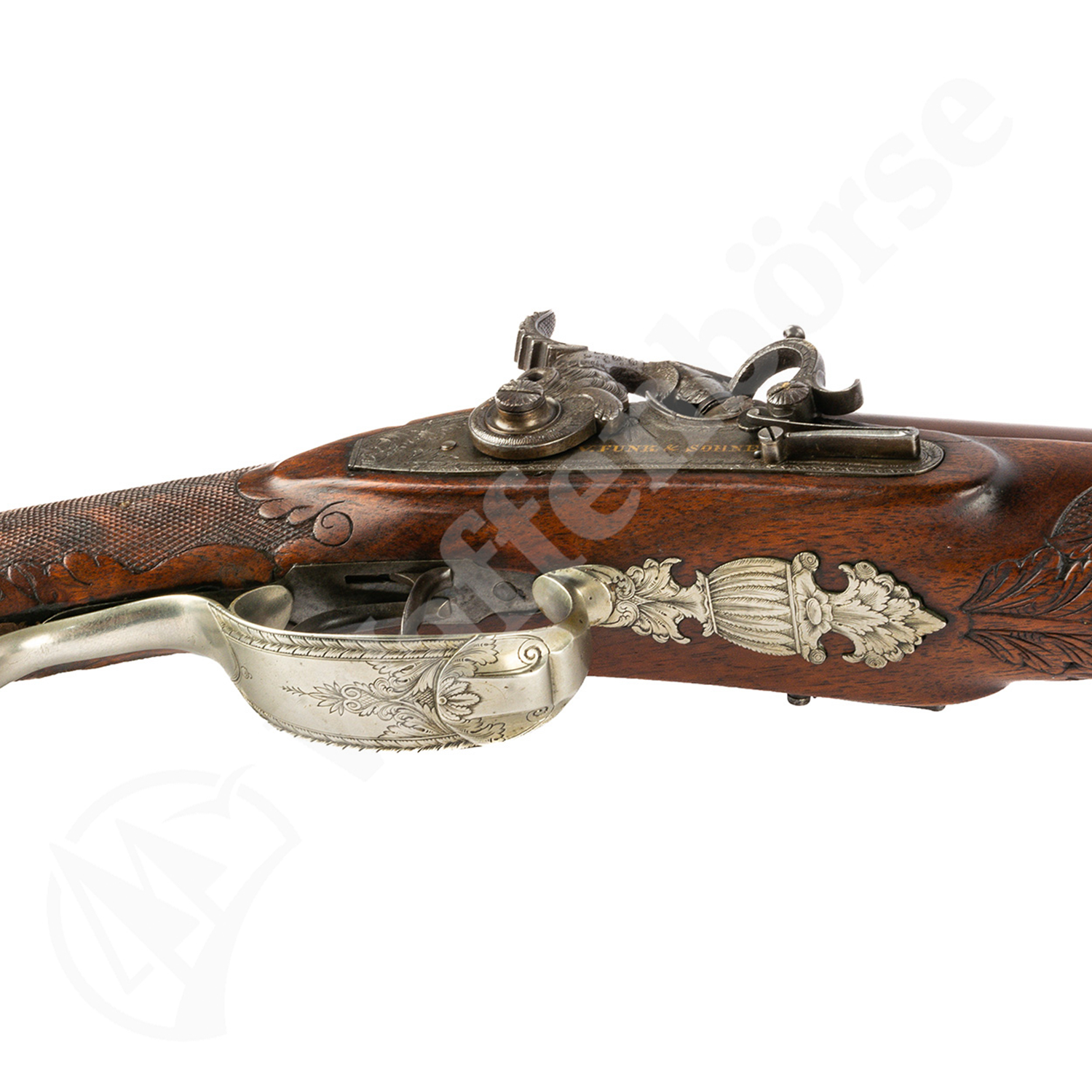 Suhl Hahn Doppelflinte Funk & Söhne Suhl