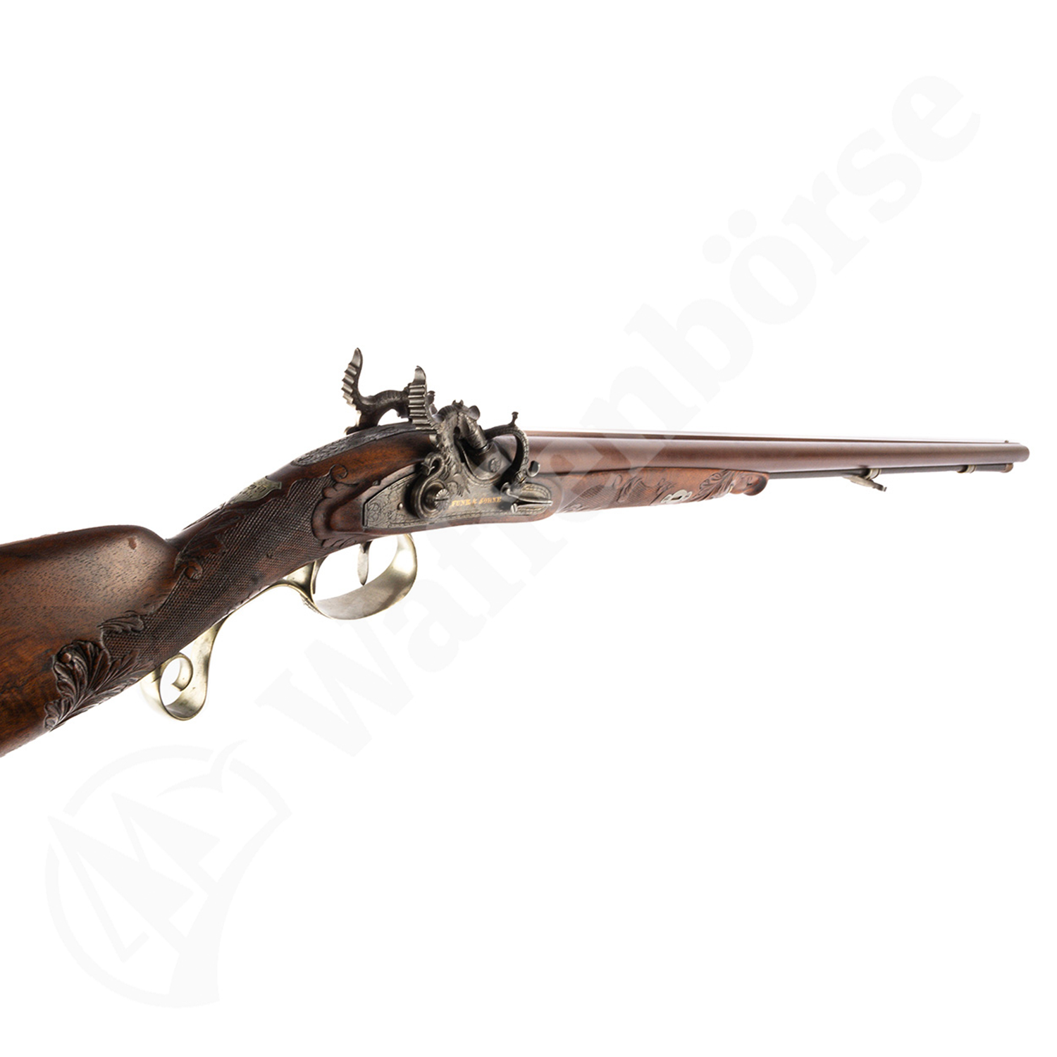 Suhl Hahn Doppelflinte Funk & Söhne Suhl