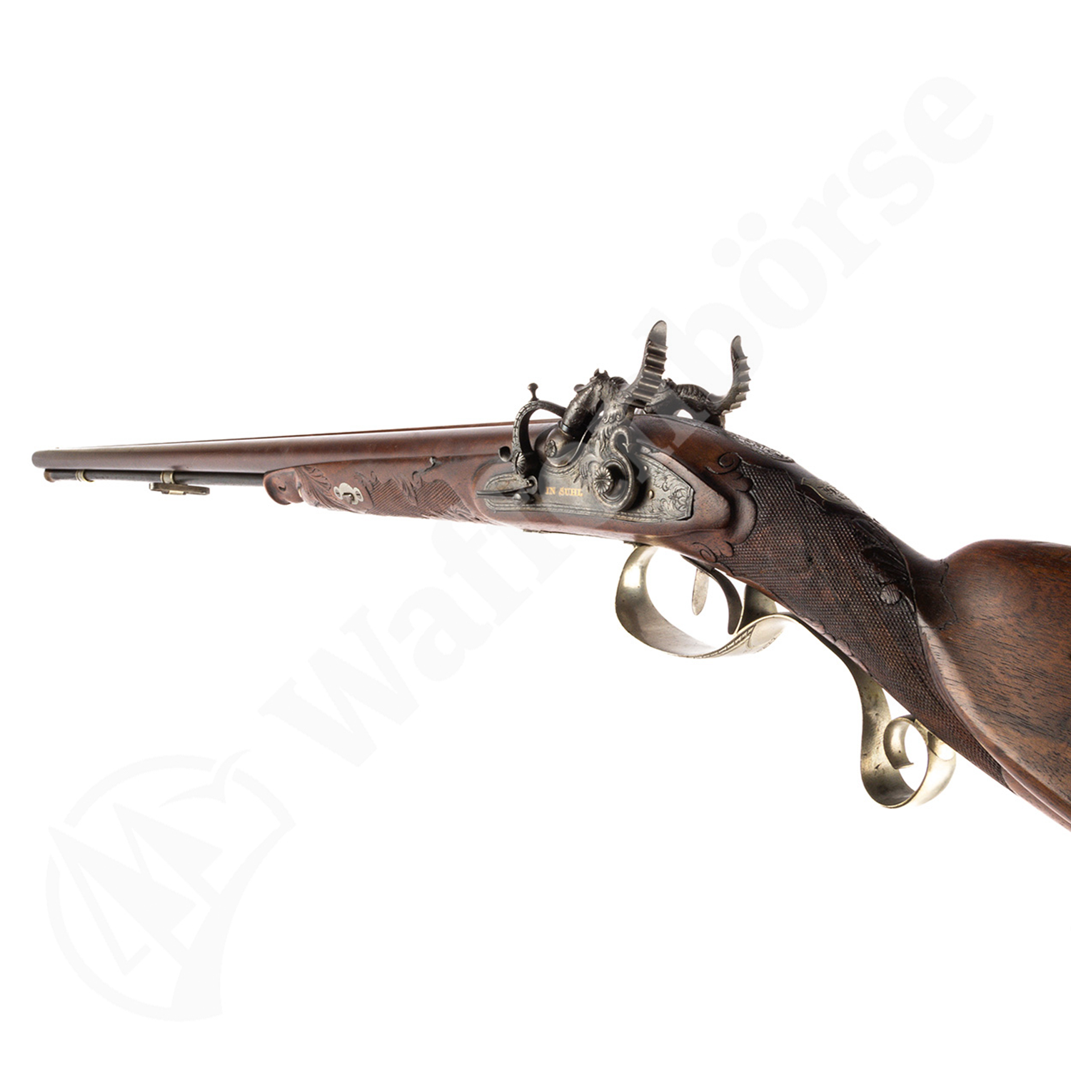 Suhl Hahn Doppelflinte Funk & Söhne Suhl