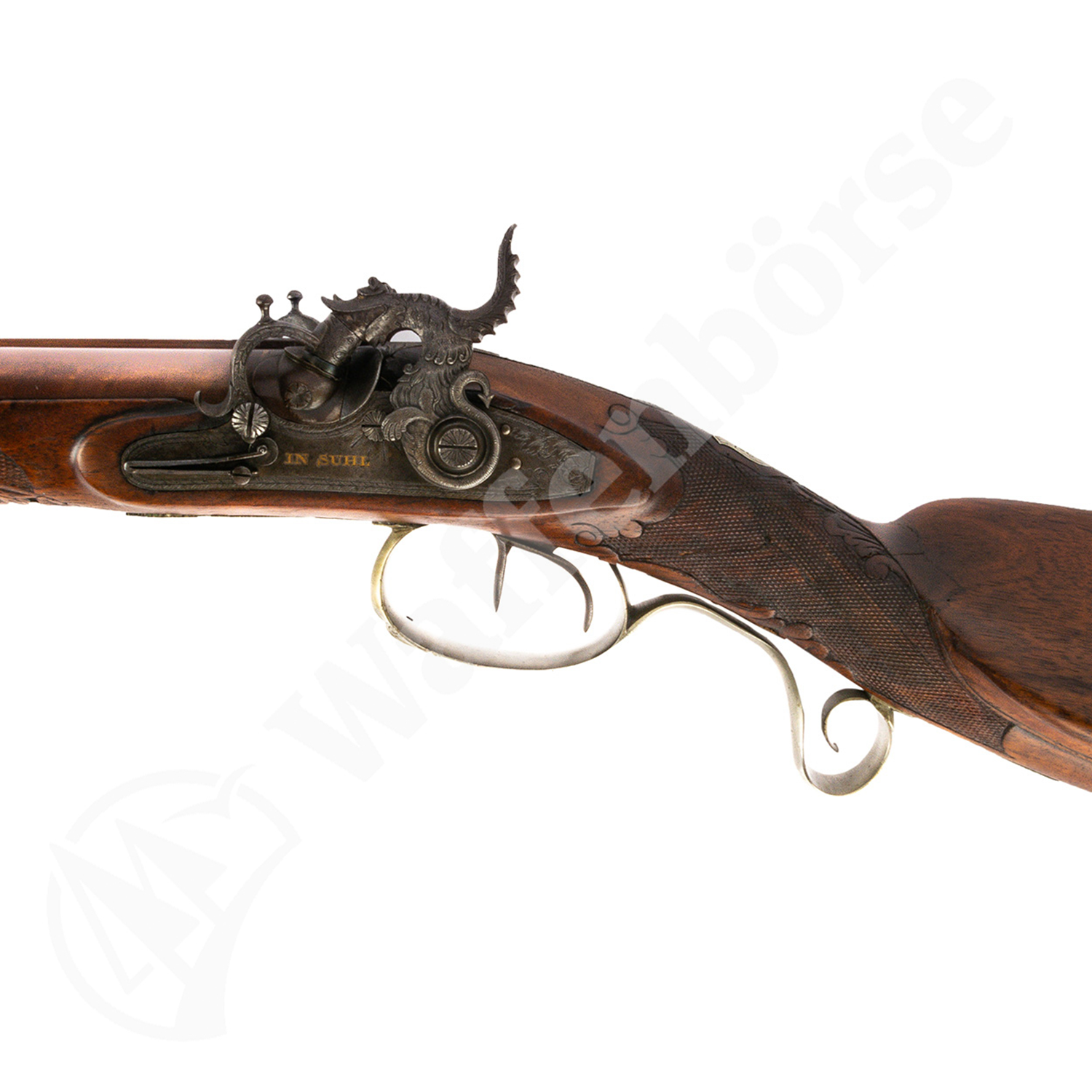 Suhl Hahn Doppelflinte Funk & Söhne Suhl