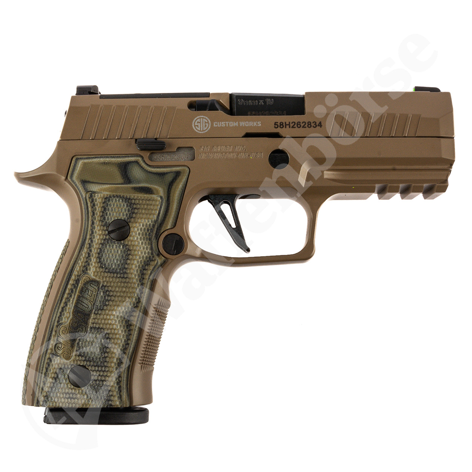 SIG SAUER P 320 AXG Scorpion  9mm para
