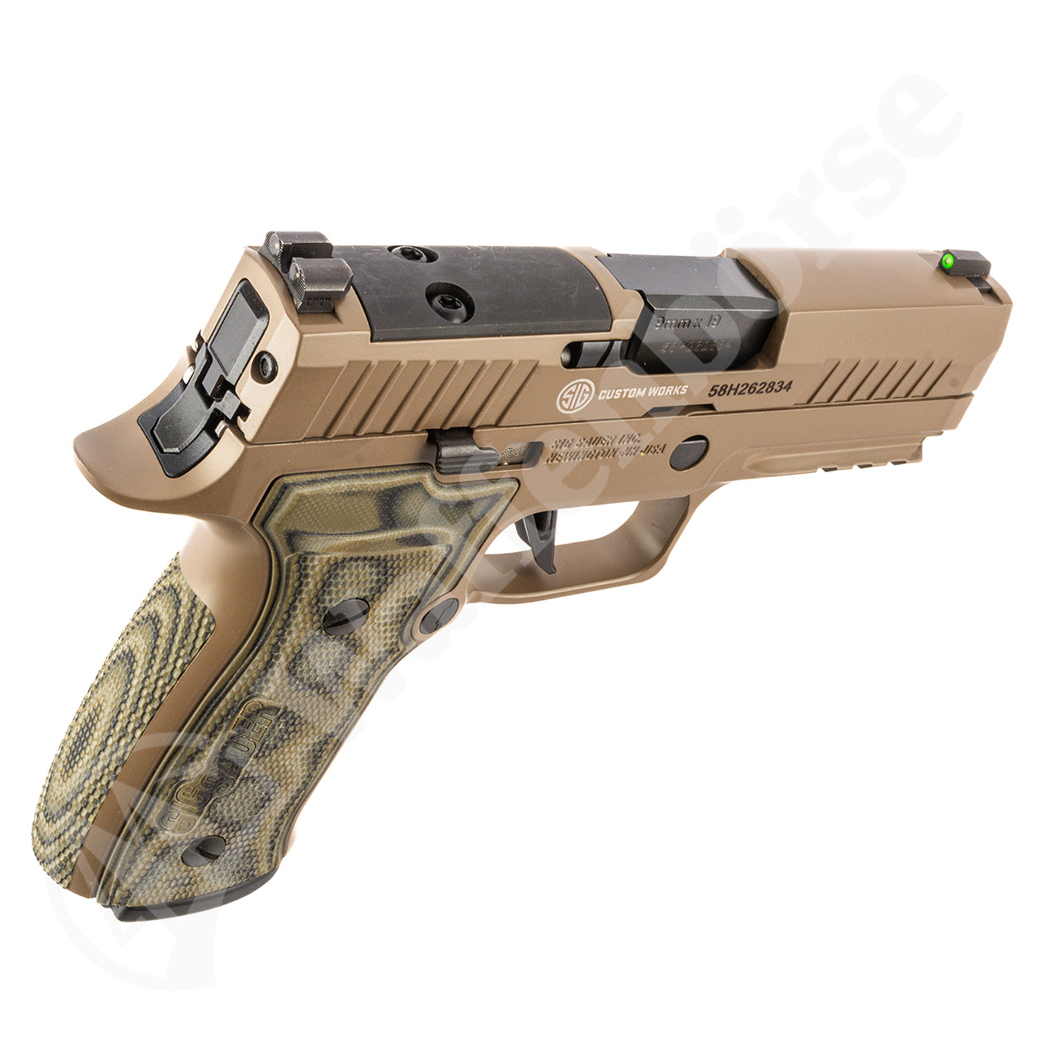 SIG SAUER P 320 AXG Scorpion  9mm para