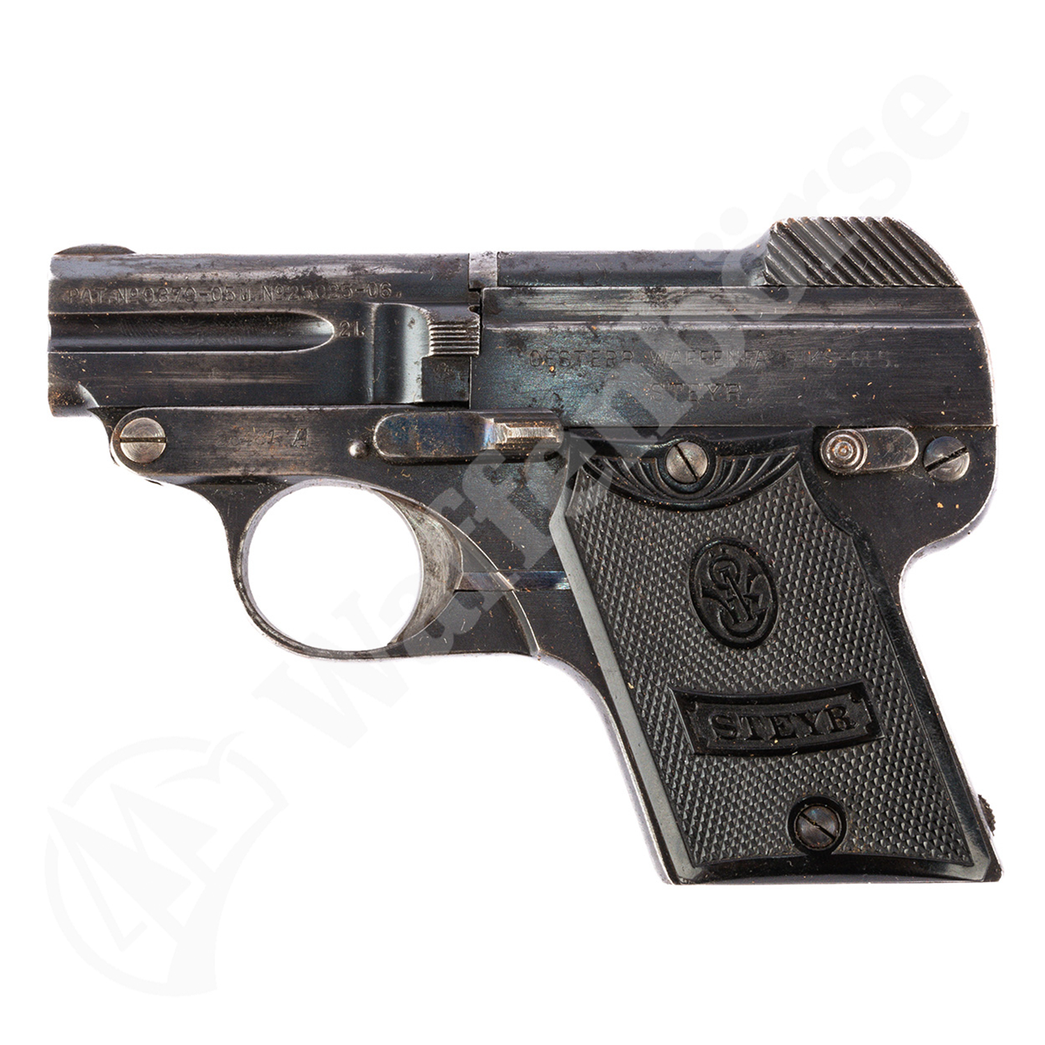 Steyr Pieper Kipplauf-Pistole 6,35mm