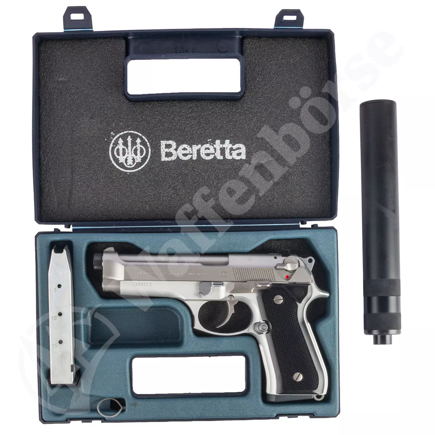 Beretta 92 FS 9mm para + Schalldämpfer