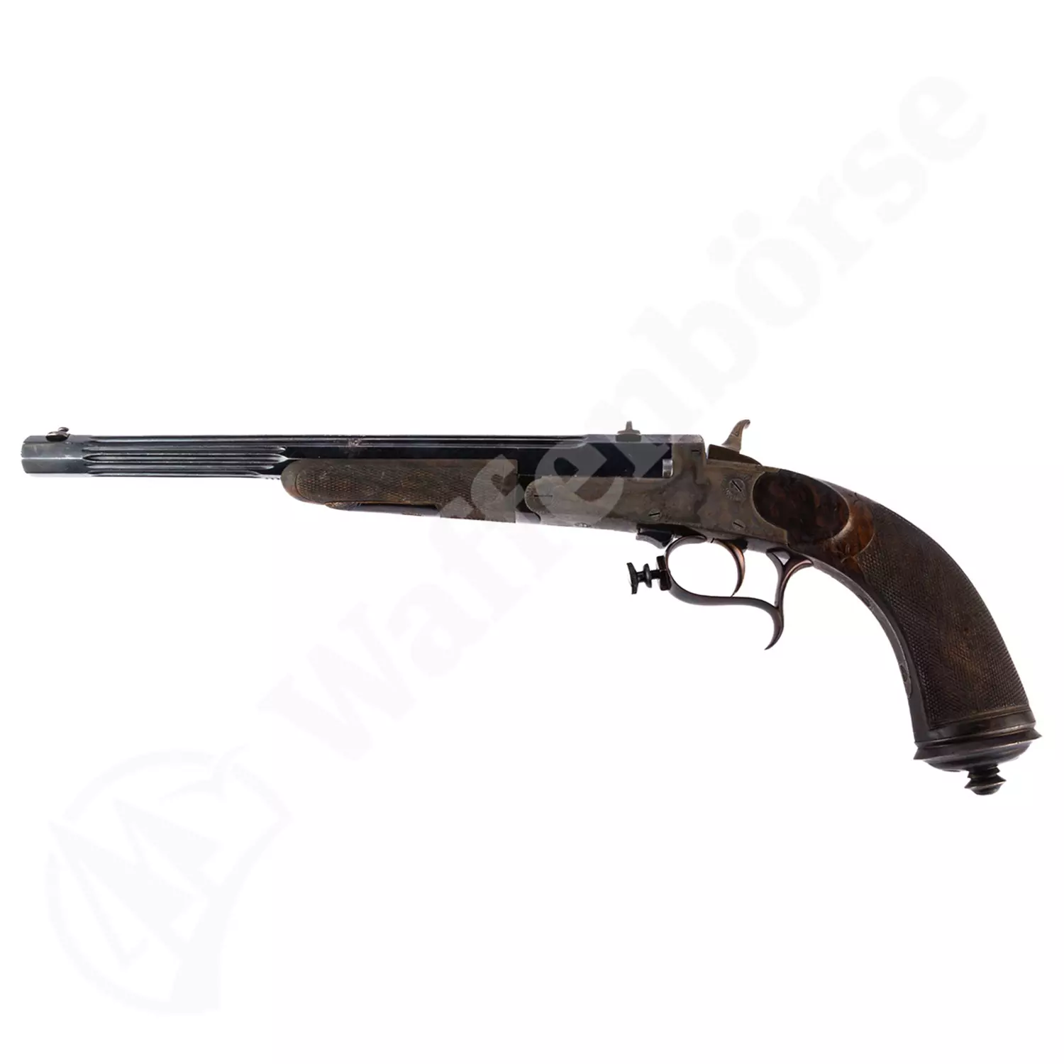 Leonard Soleil Belg. Scheibenpistole Leclercq .22 lr