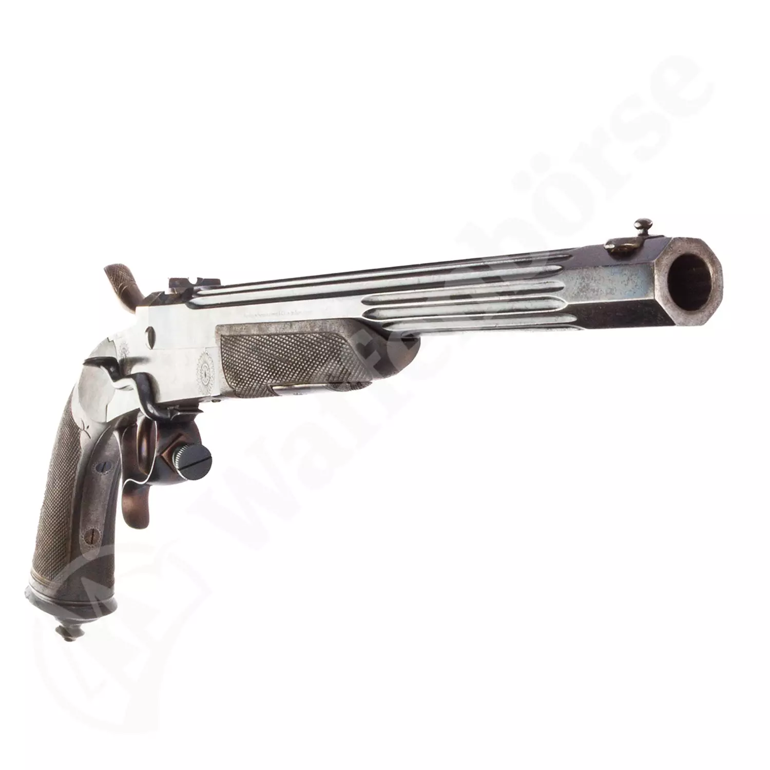 Leonard Soleil Belg. Scheibenpistole Leclercq .22 lr