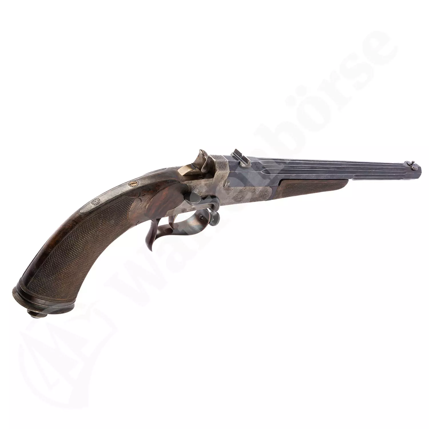 Leonard Soleil Belg. Scheibenpistole Leclercq .22 lr