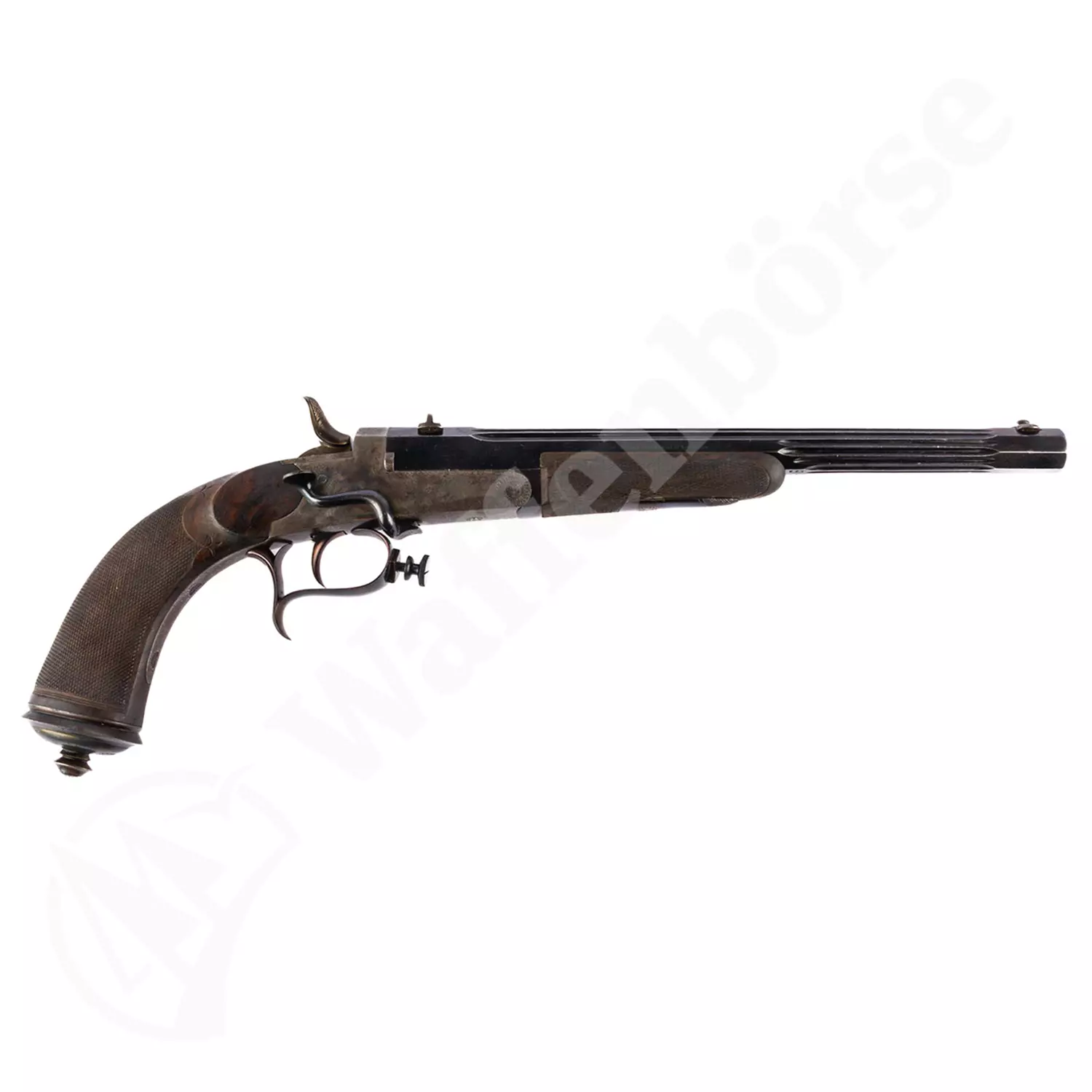 Leonard Soleil Belg. Scheibenpistole Leclercq .22 lr