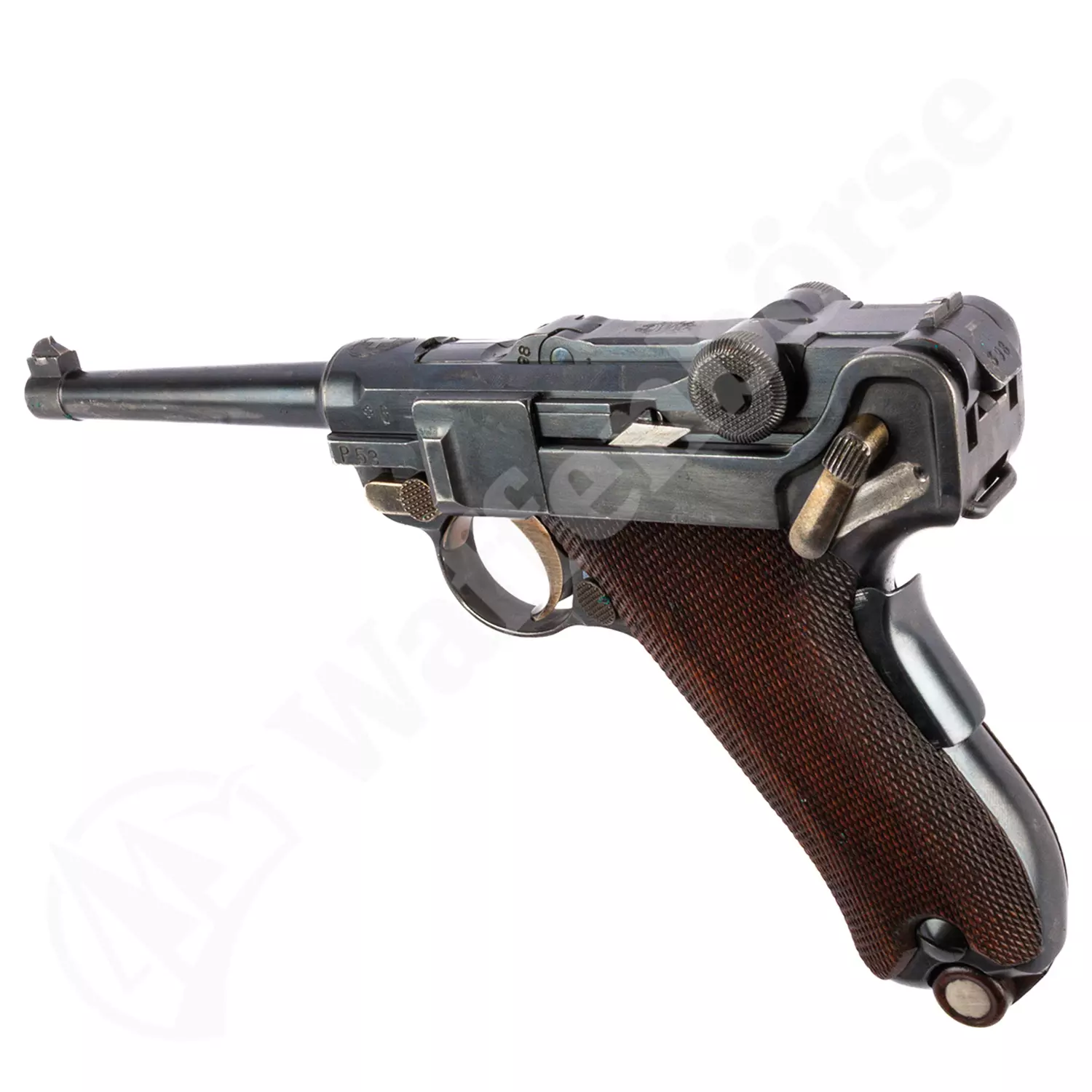 Schweizer Parabellum 06 DWM Wappen 7,65mm para