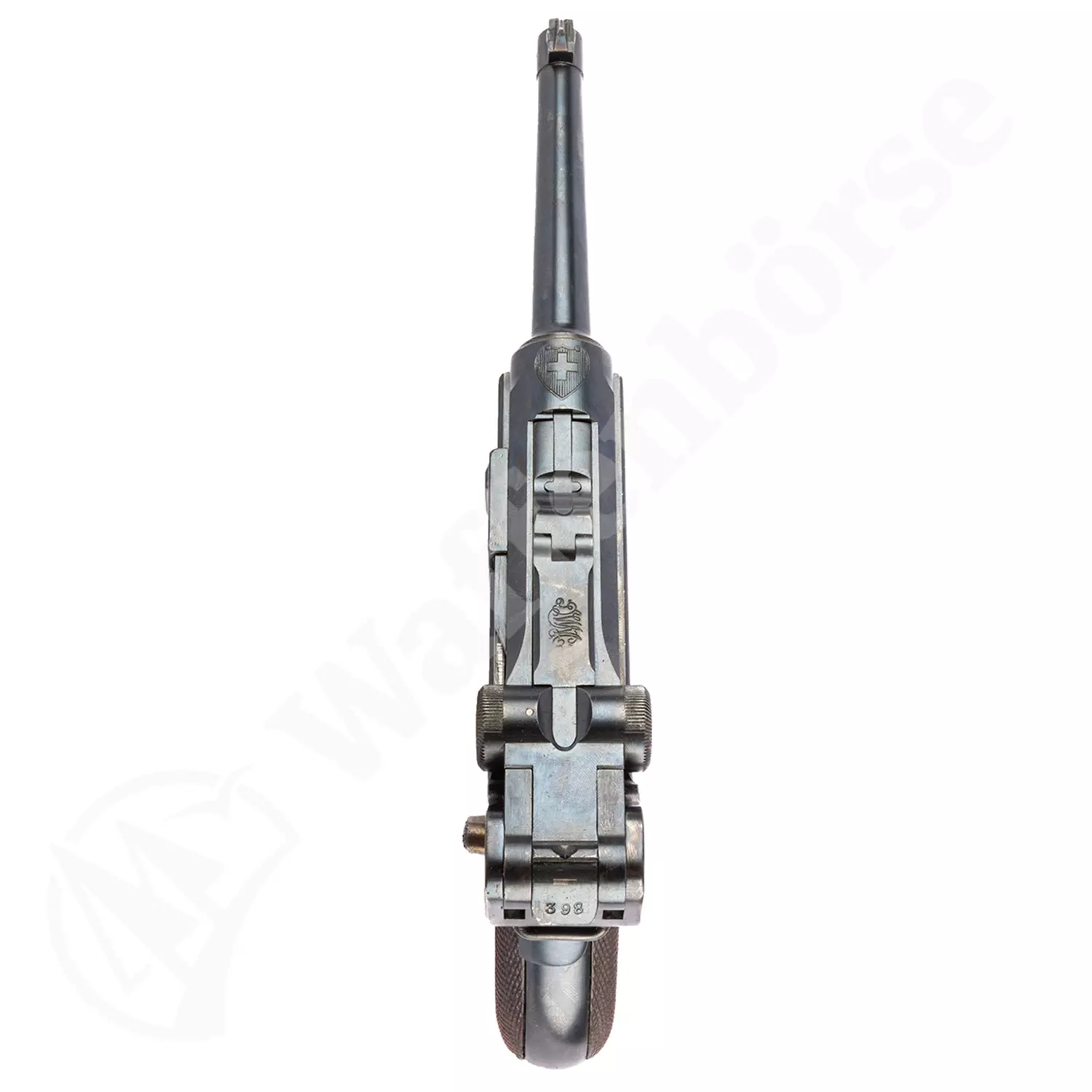 Schweizer Parabellum 06 DWM Wappen 7,65mm para