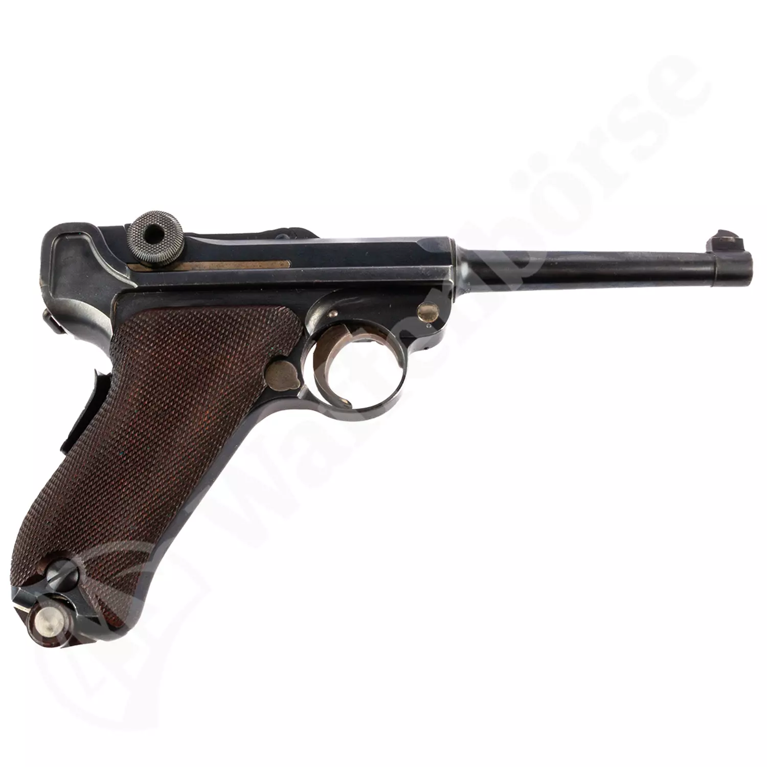 Schweizer Parabellum 06 DWM Wappen 7,65mm para