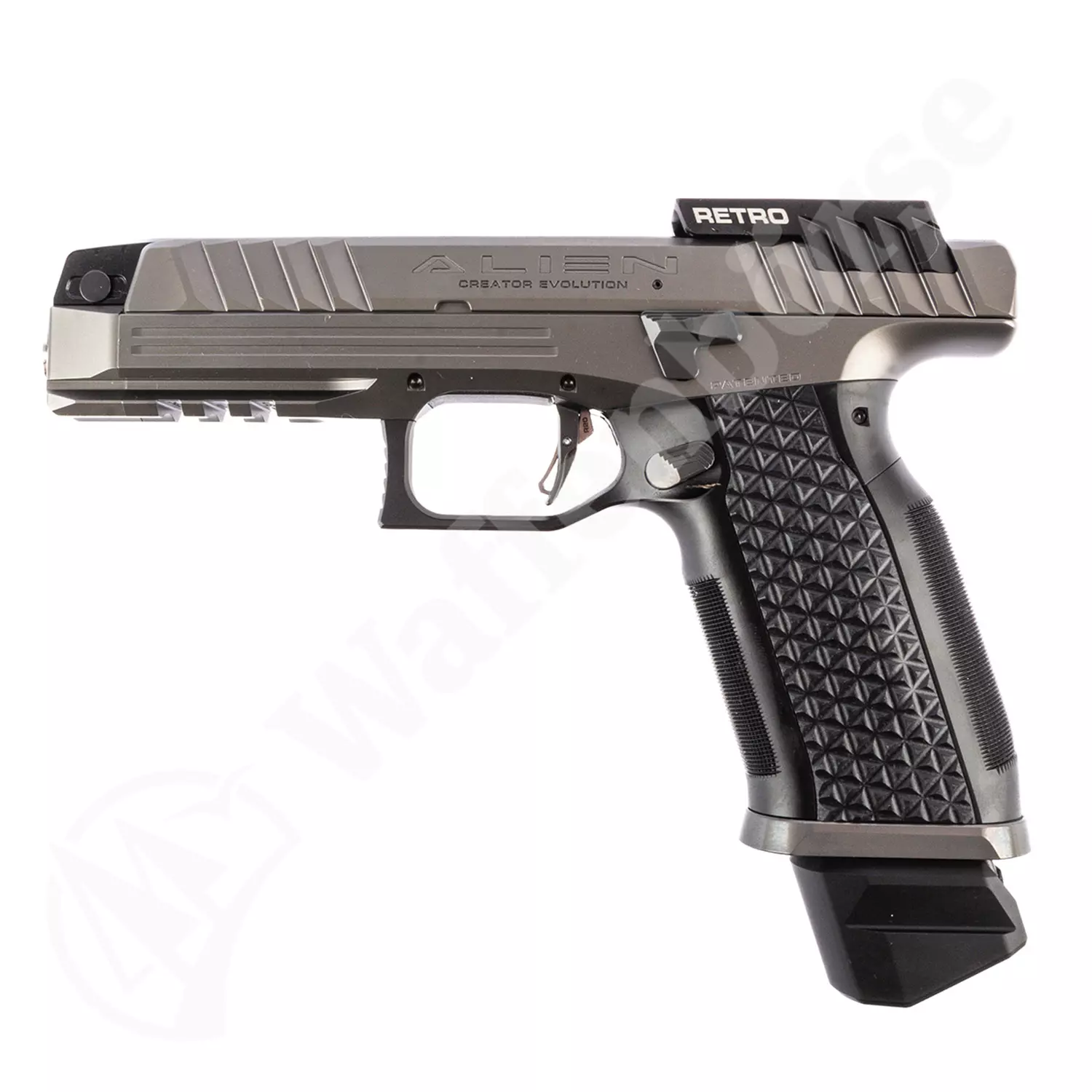Laugo Arms Alien Creator Evolution Retro Kit Grau/Schwarz Pistole 9mm para