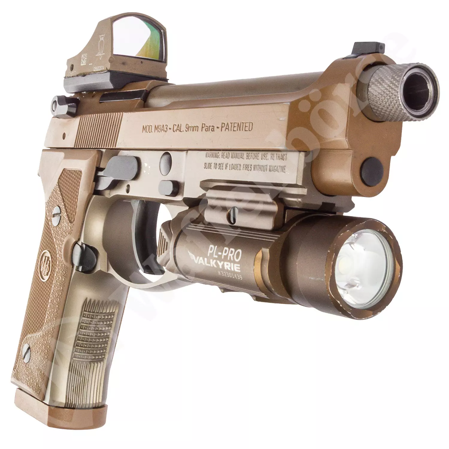 Beretta M9A3 FDE 9mm para