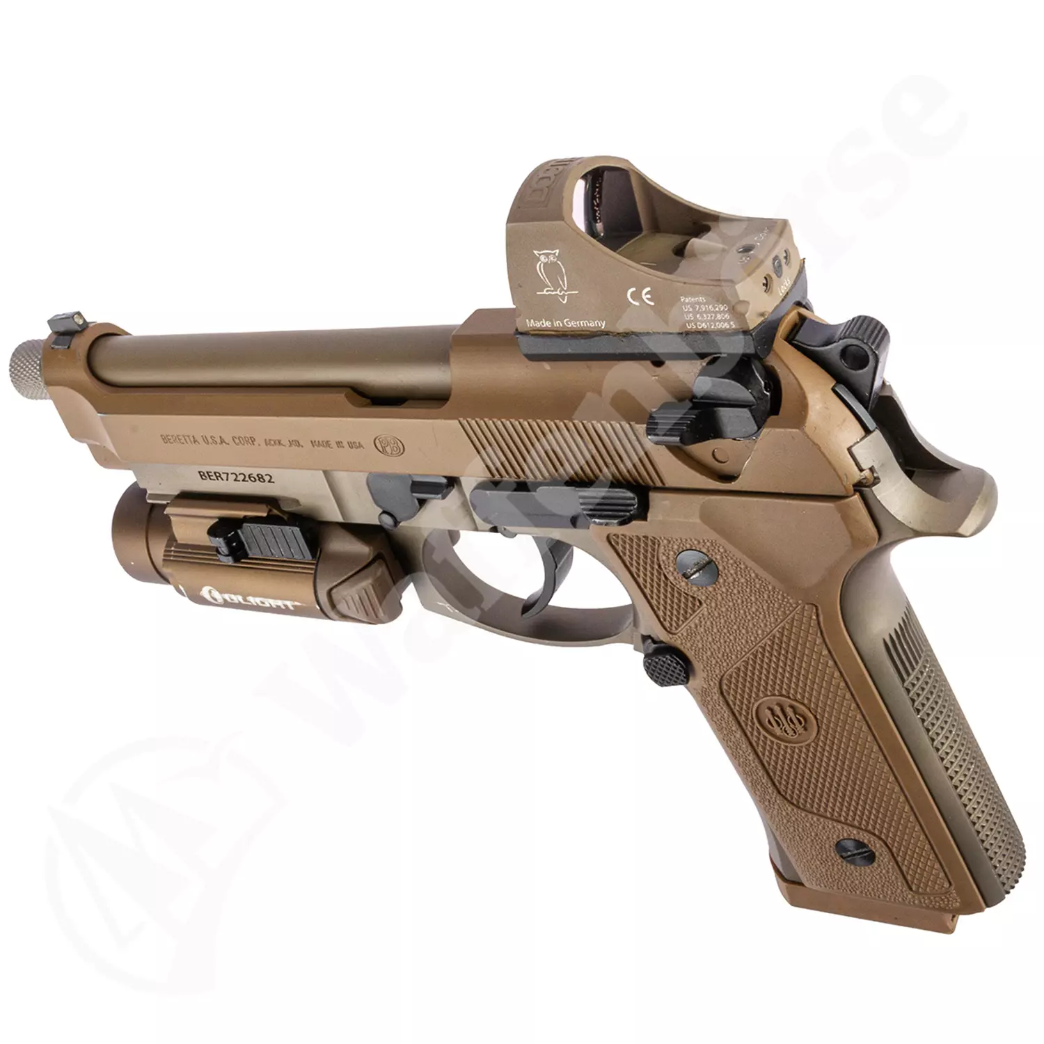 Beretta M9A3 FDE 9mm para