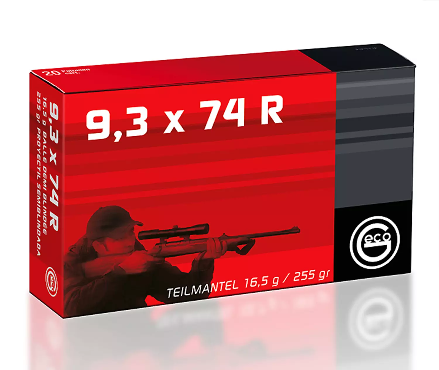 GECO 9,3x74R TM 16,5g (alte Verpackung)
