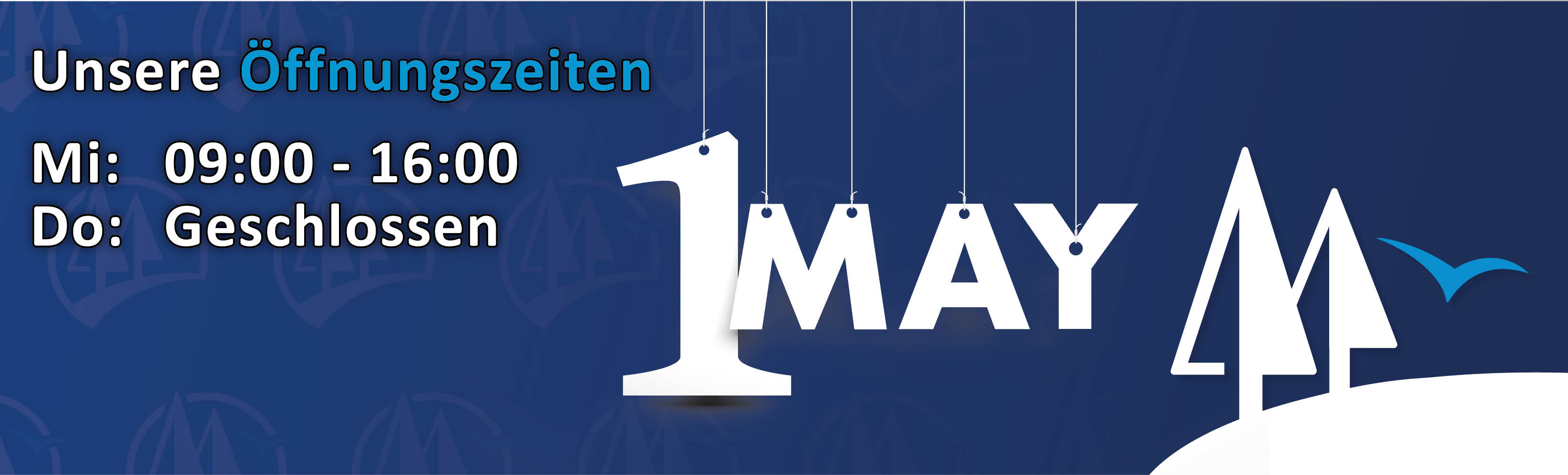 1Mai-Öffnungszeiten