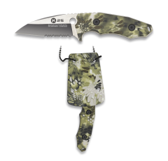K25 Taschenmesser Tact. Knife G10 green Camo 7cm