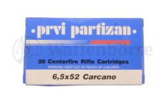 Partizan 6,5x52 Carcano FMJ 139 grain