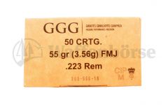 GGG  .223 Remington VM  3,56g / 55grain