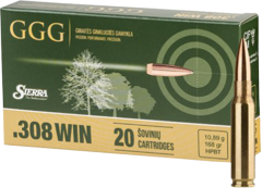 GGG  .308 Winch HPBT 10,89g / 168grain