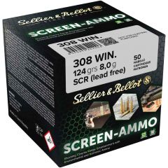 SELLIER&BELLOT Screen Ammo 308 Win FMJ 124grain